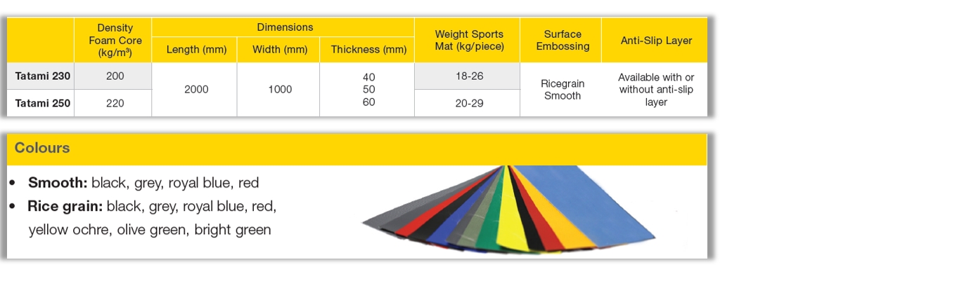 REF judo mast - specs